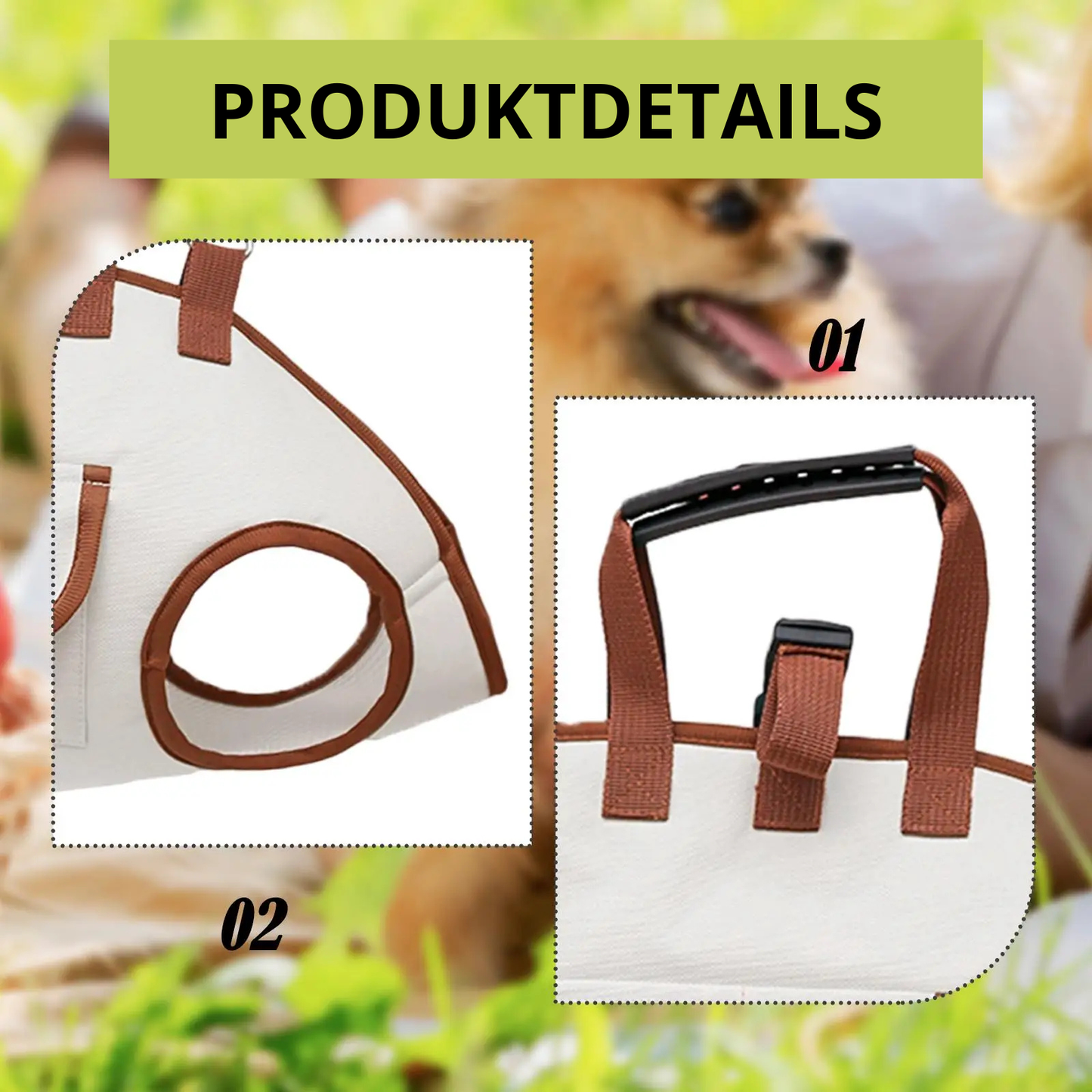 Bequemer Hunde-Tragebeutel